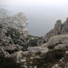 Vue des calanques depuis le plteau de l&#039;homme mort