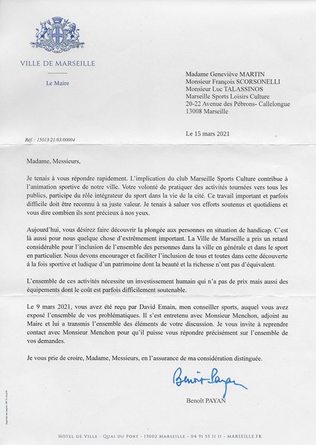 courrier Benoît Payan