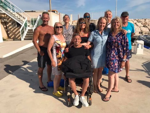 après plongée la banane